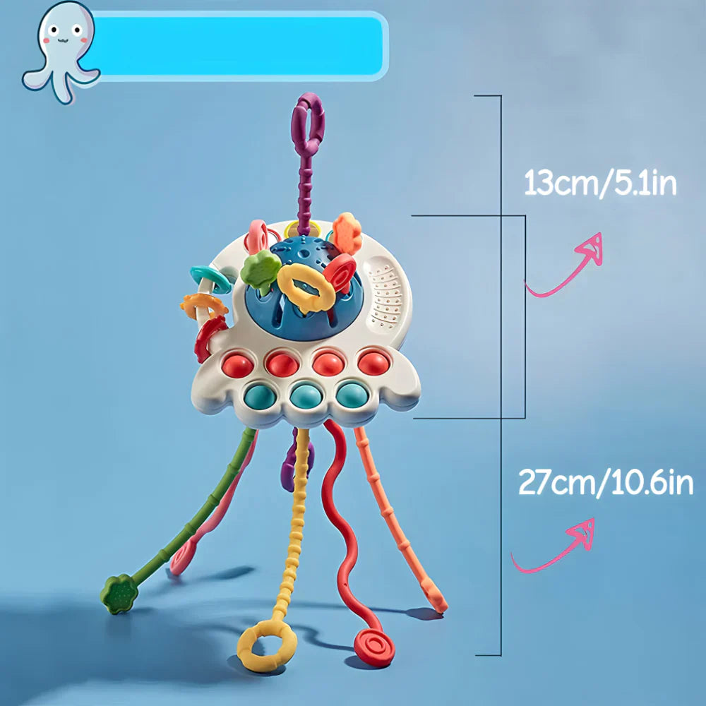 Edukativna igračka sa trakama za bebe i decu – Montesori koncept - rs-mangoshop.com