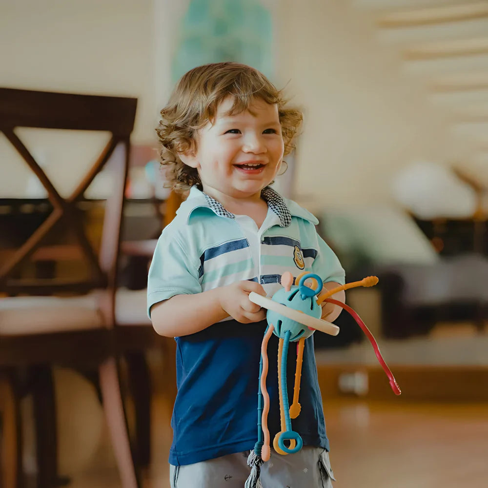 Edukativna igračka sa trakama za bebe i decu – Montesori koncept - rs-mangoshop.com