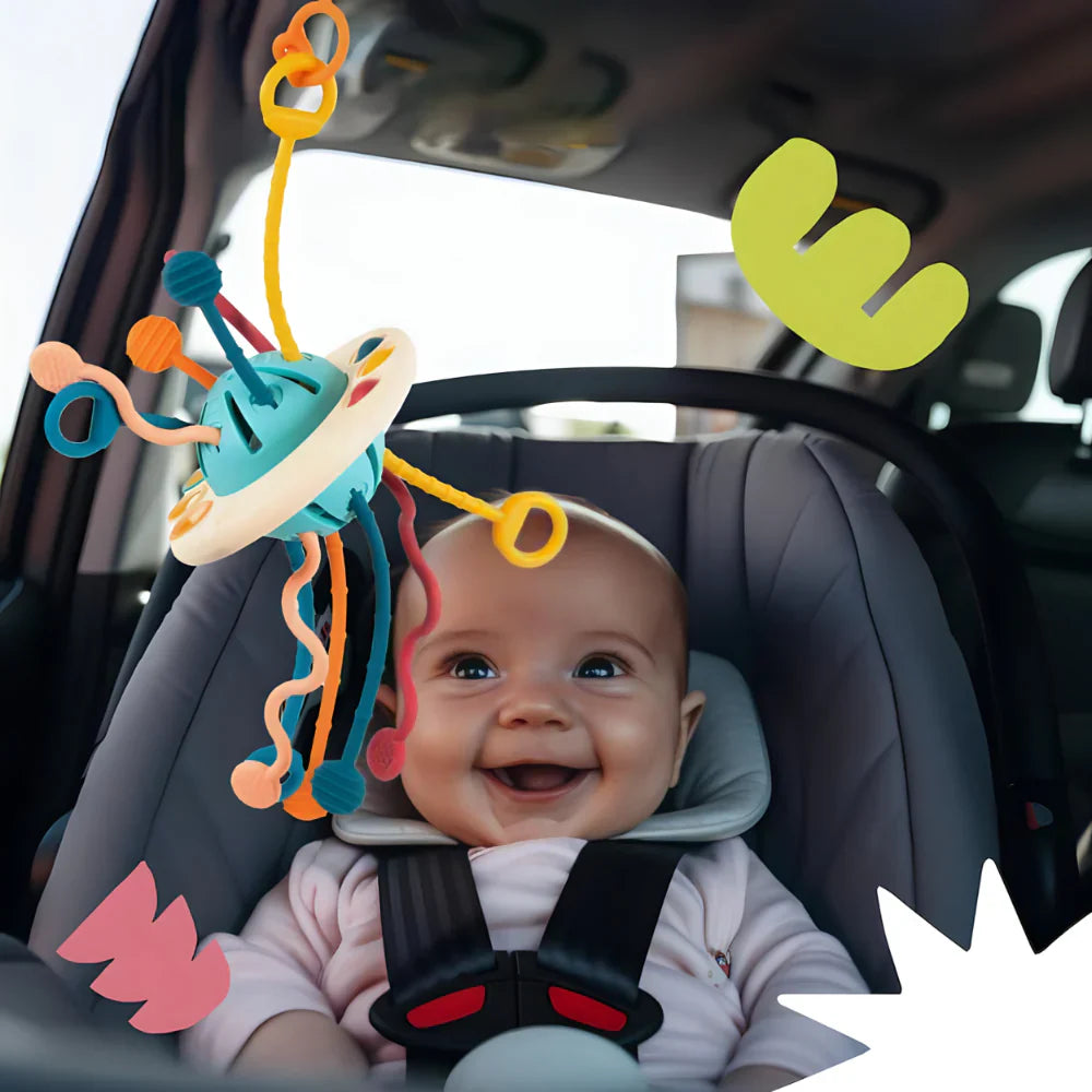 Edukativna igračka sa trakama za bebe i decu – Montesori koncept - rs-mangoshop.com