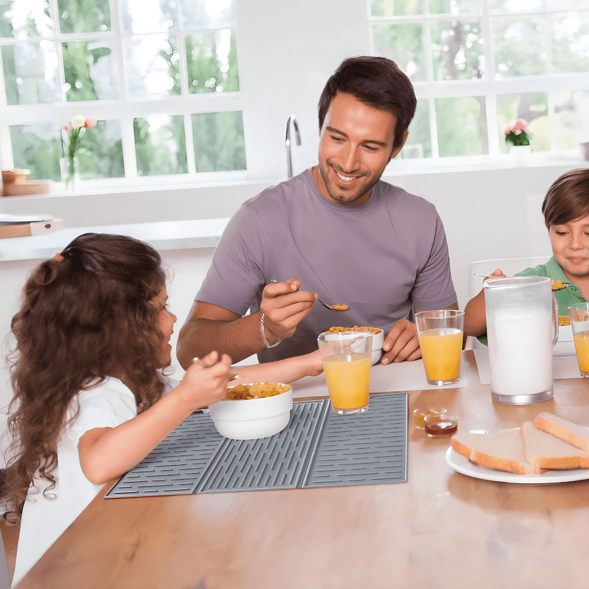 Višenamenska silikonska podloga za sušenje i ceđenje - Pametna Kupovina