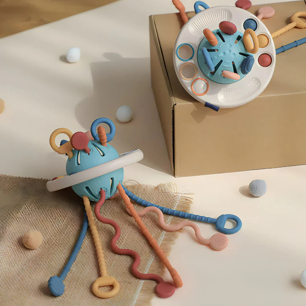 Edukativna igračka sa trakama za bebe i decu – Montesori koncept - rs-mangoshop.com