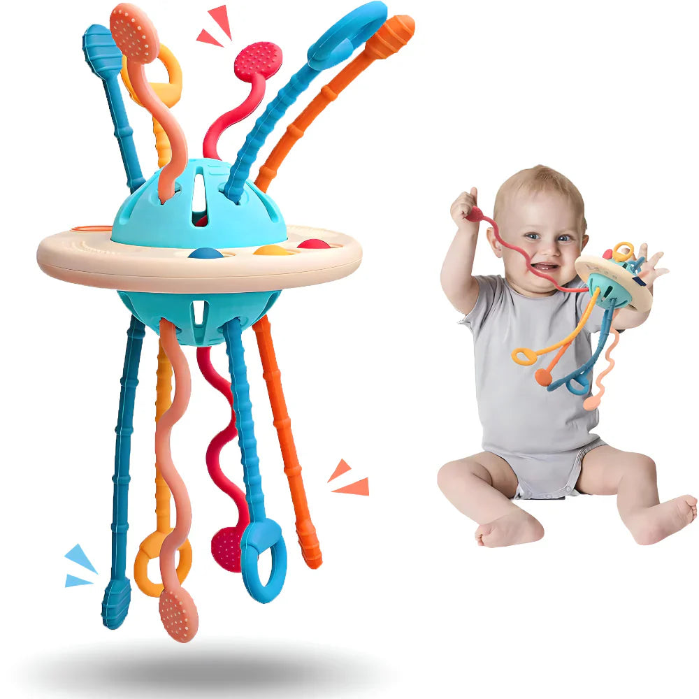 Edukativna igračka sa trakama za bebe i decu – Montesori koncept - rs-mangoshop.com