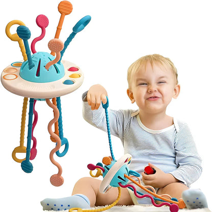 Edukativna igračka sa trakama za bebe i decu – Montesori koncept - rs-mangoshop.com