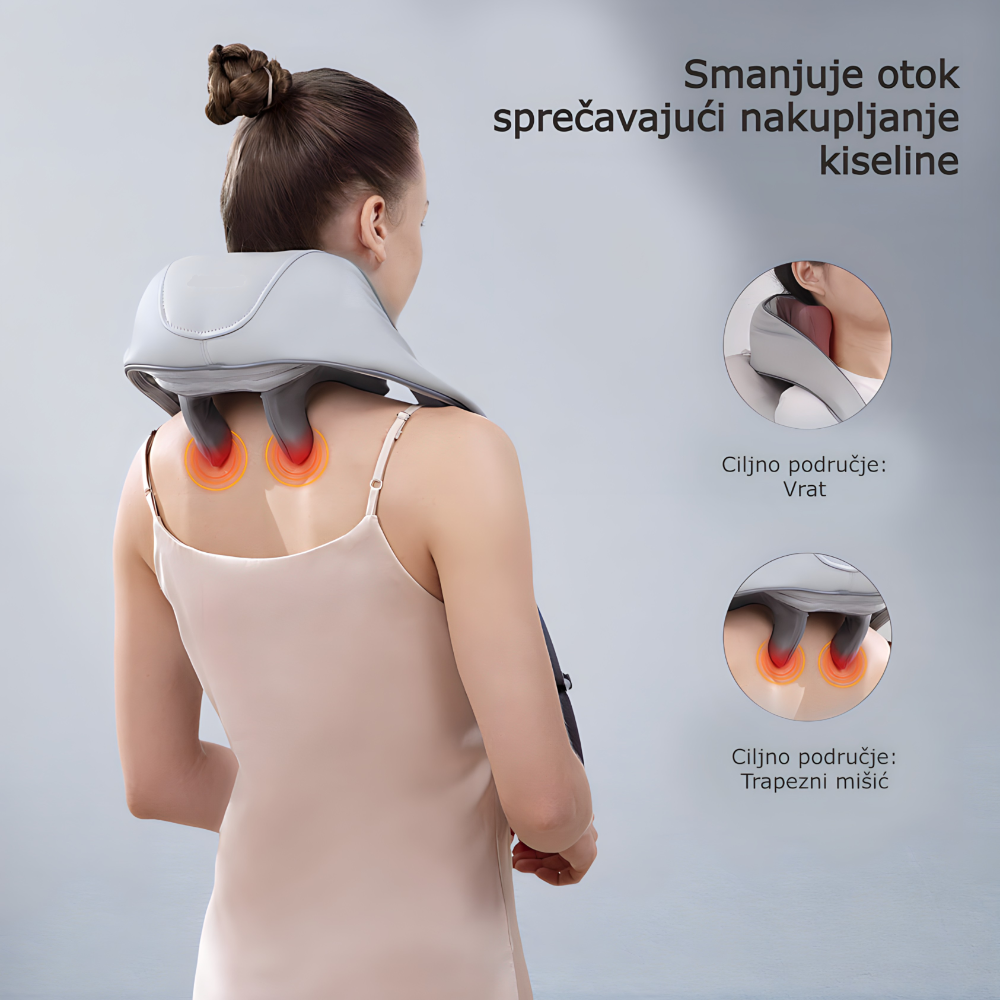 Masazer za vrat i ramena sa grejacem - rs-mangoshop.com