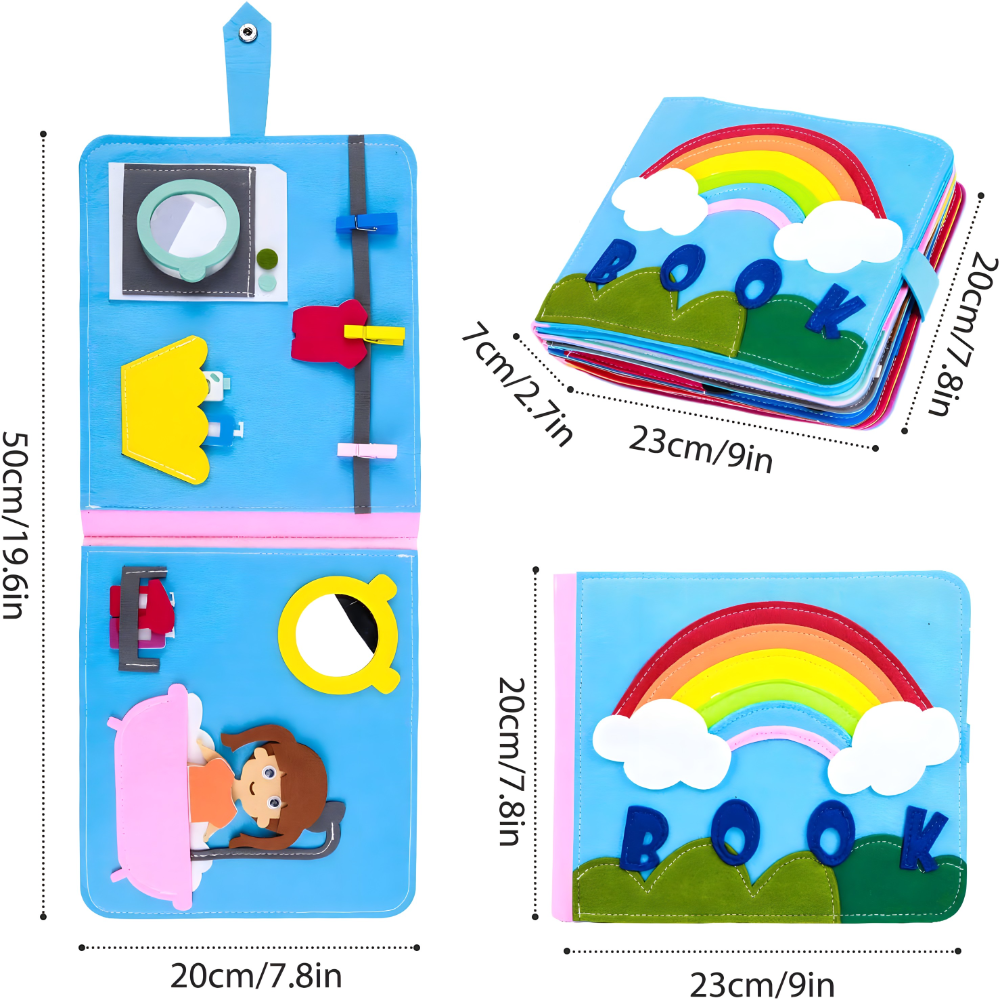 Montessori tiha knjiga za decu - rs-mangoshop.com