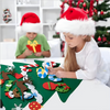 Novogodisnja jelka od filca za zid sa 26 ukrasa koji se lepe - rs-mangoshop.com