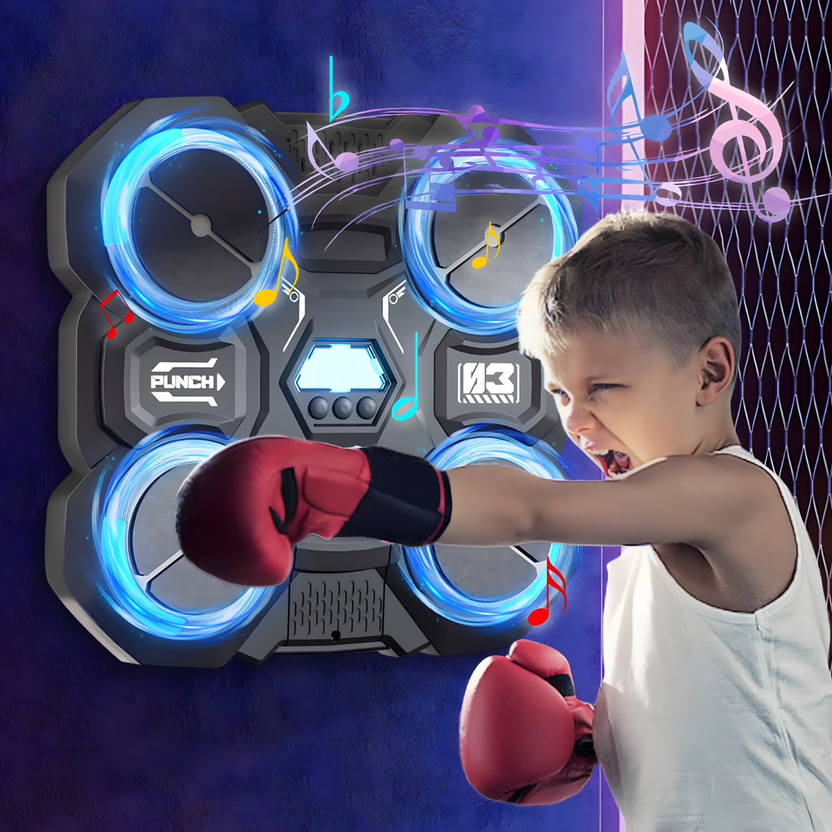 Set muzička tabla i rukavice za boks - Zabava i trening za sve uzraste - rs-mangoshop.com