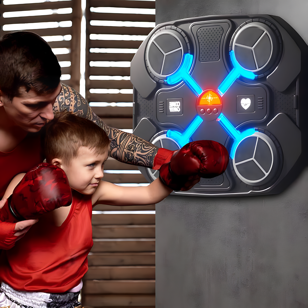 Set muzička tabla i rukavice za boks - Zabava i trening za sve uzraste - rs-mangoshop.com