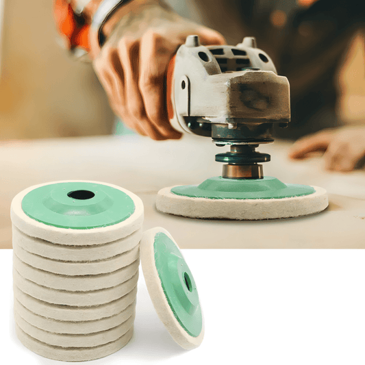 Disk za poliranje od filca (3 komada u setu) | WOOLSHINE